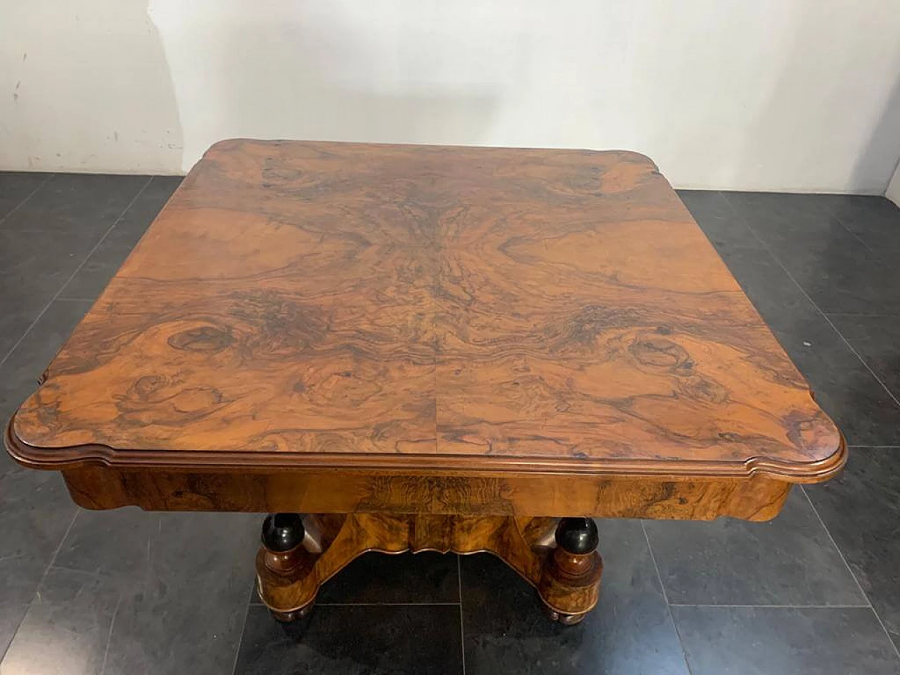 Art Deco carved briar dining table, 1930s 1211982