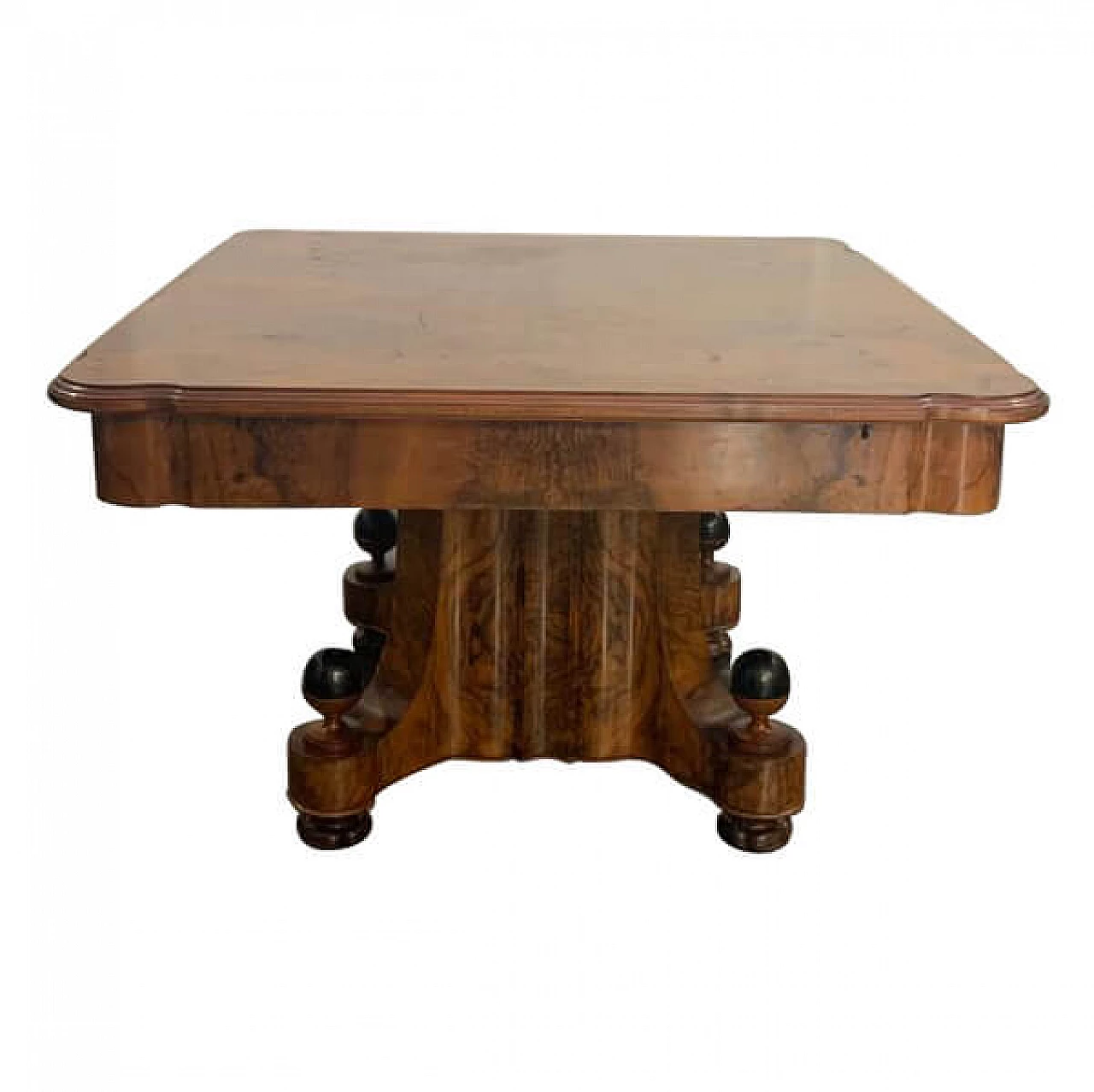 Art Deco carved briar dining table, 1930s 1212418