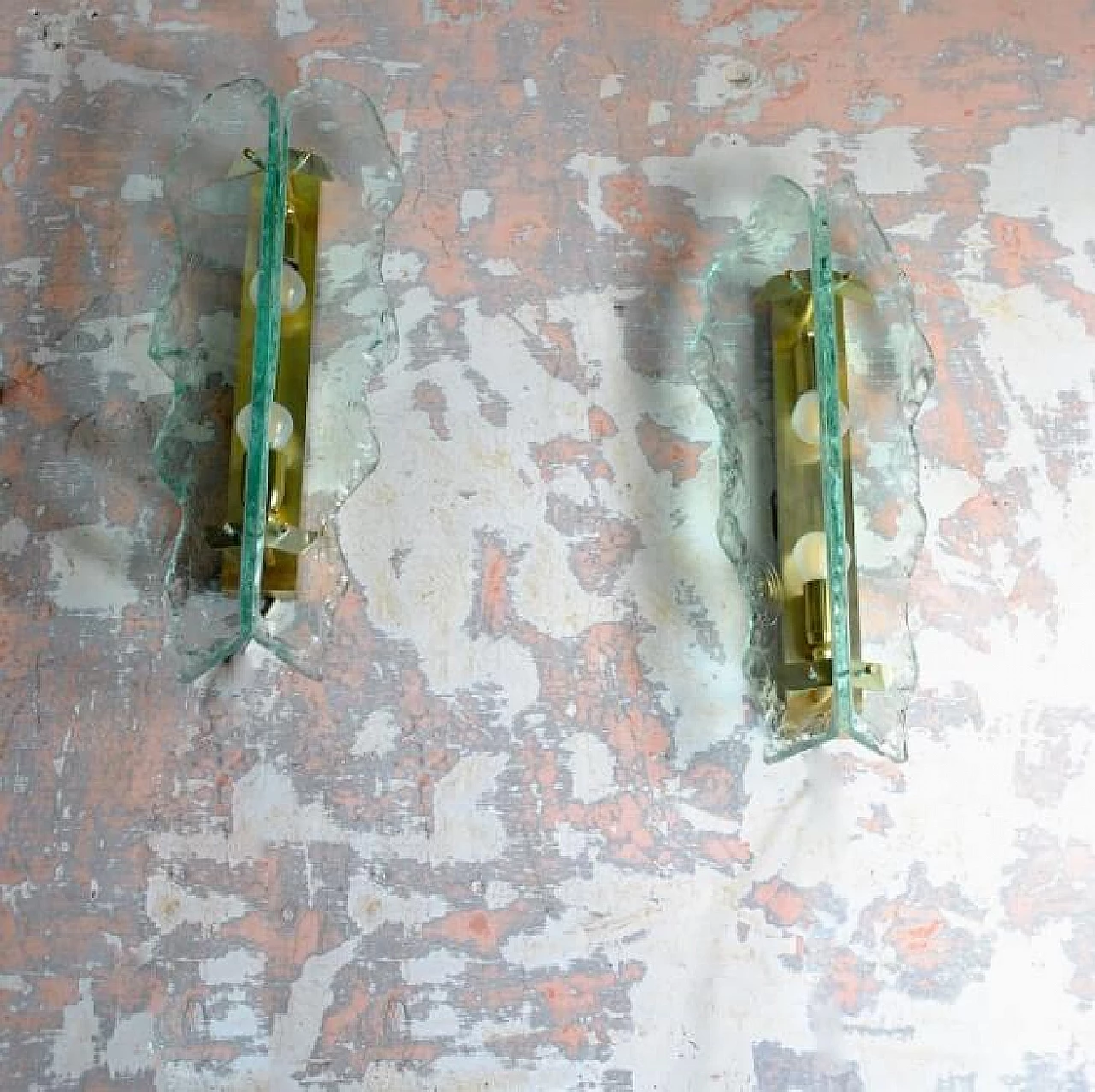 Applique in vetro di Murano di Zeroquattro, anni '60 1212568