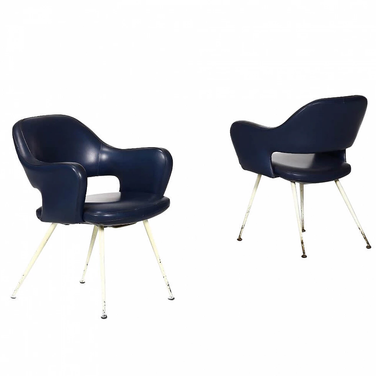 Coppia di sedie da scrivania P16 di Rima, anni '50 1212697