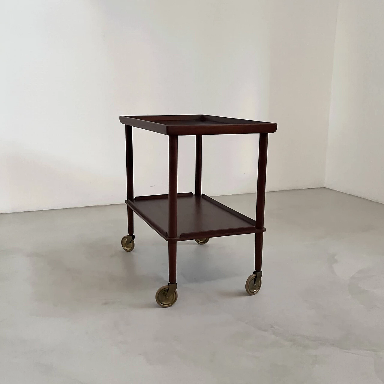 Trolley in teak and pagwood by Søborg Møbler, 50s 1212899