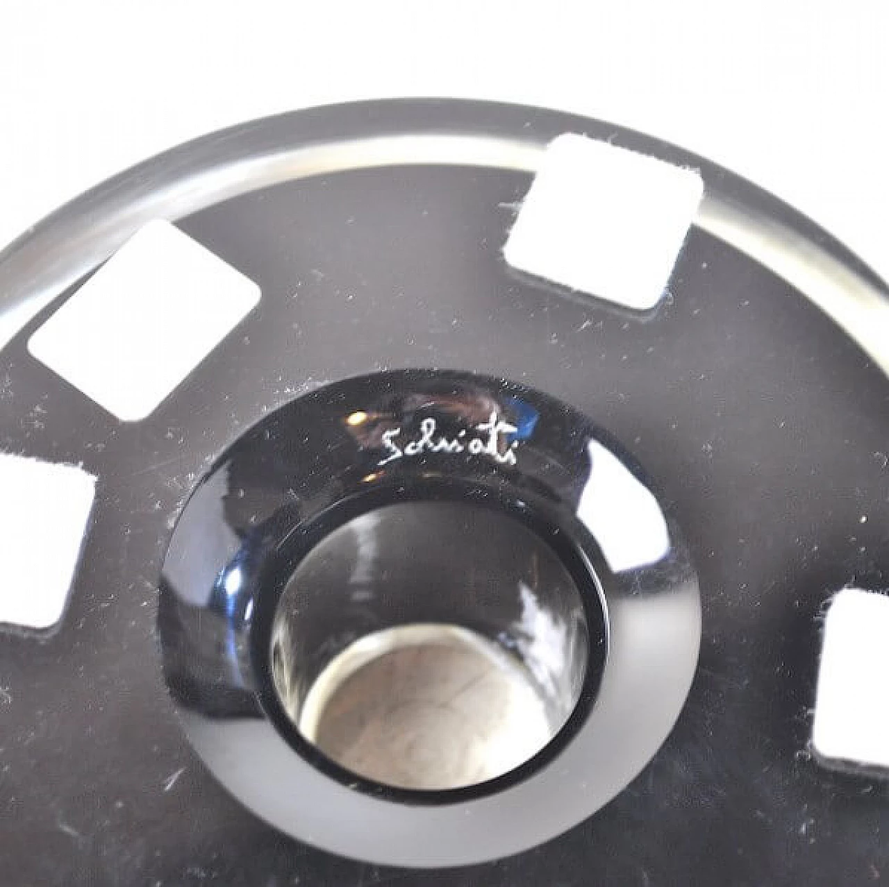 Smoked glass ashtray by Tecno, 60s 1213051