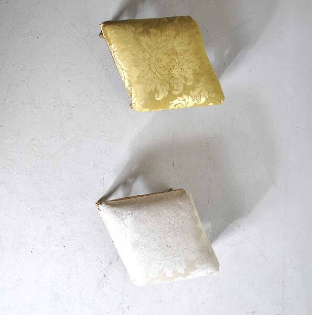 Pair of colonial ottomans, 20s 1213350