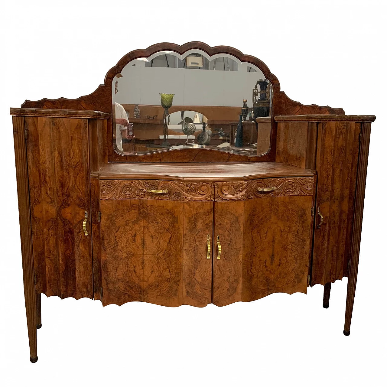 Art deco dining room set by Meroni & Fossati, 1930s 1213519