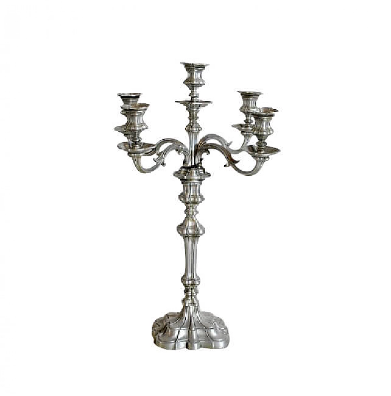 5-armed pewter candleholder, 40s 1213641