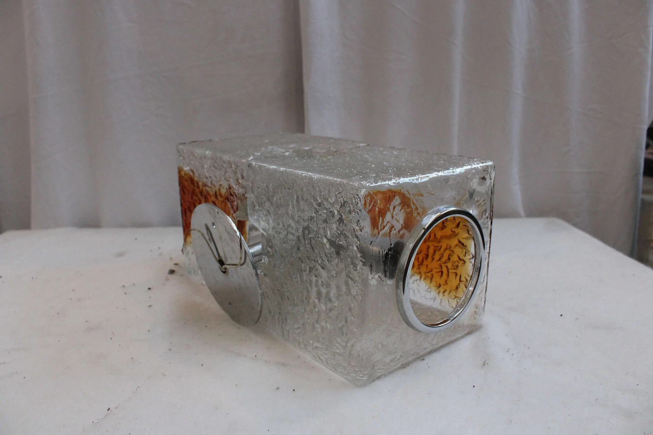 Wall lamp in Murano glass by Toni Zuccheri for VeArt, 60s 1213741