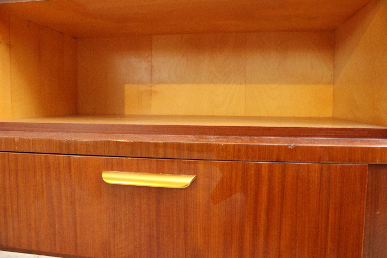 Sideboard in teak and maple, 50s 1213747