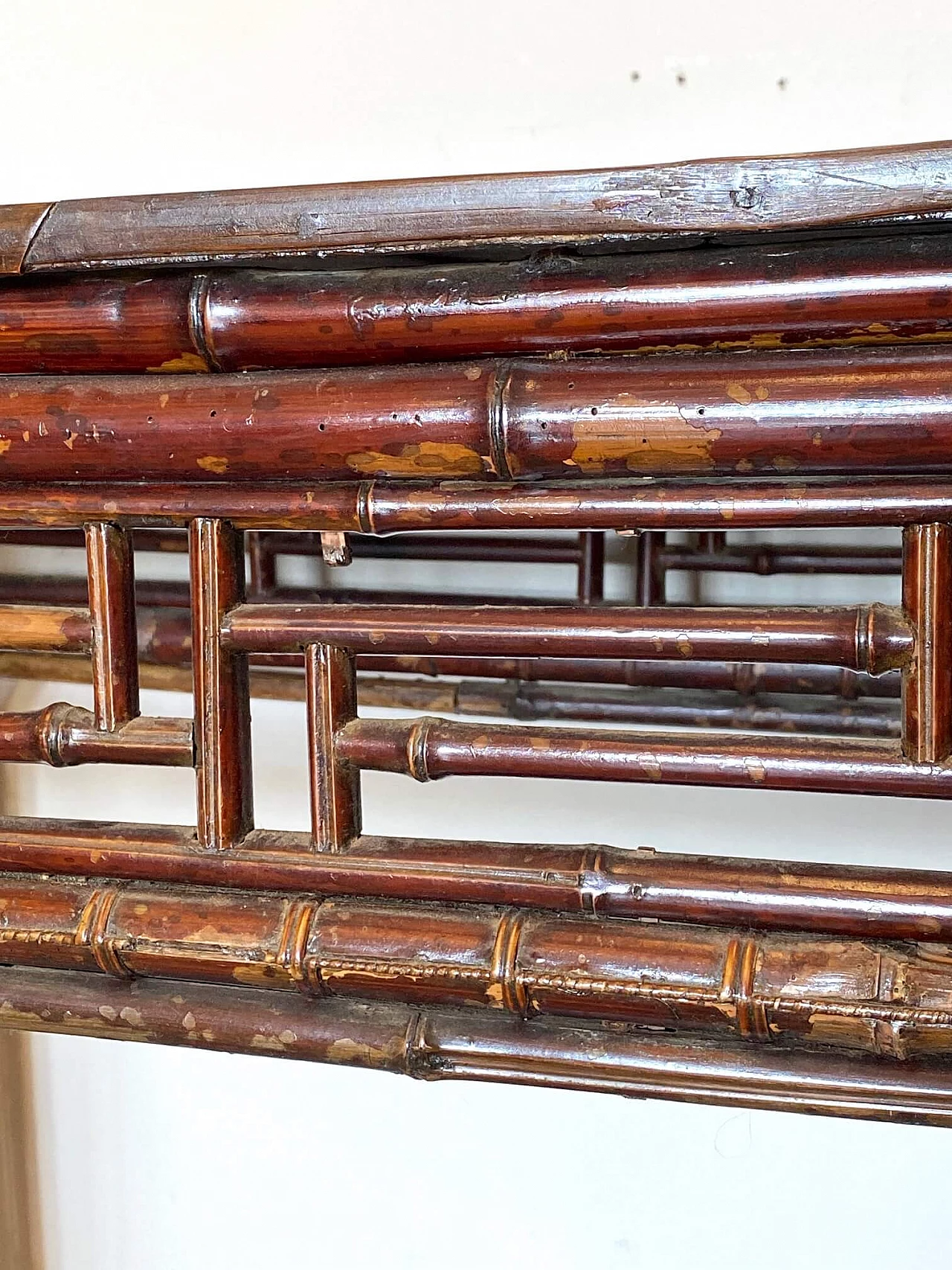 Antica consolle cinese in bambù, '800 1214094