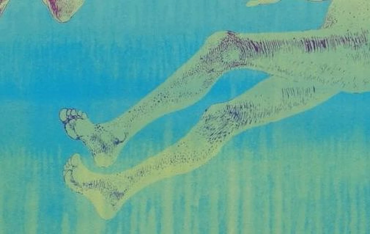 Lithograph by Leonardo Cremonini, Olympics, 1990s 1214113