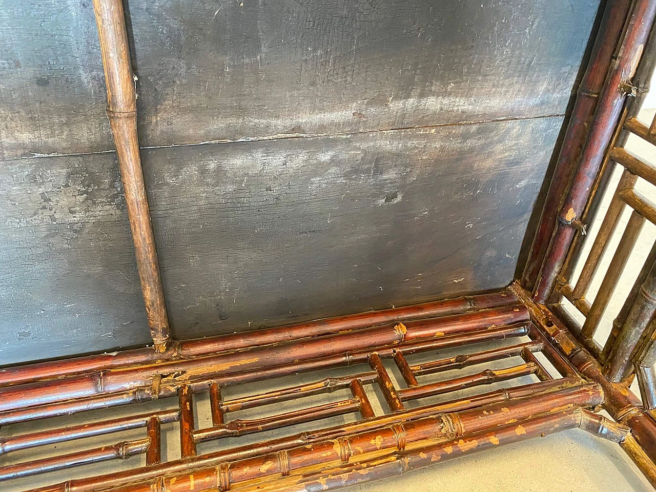 Antica consolle cinese in bambù, '800 1214116