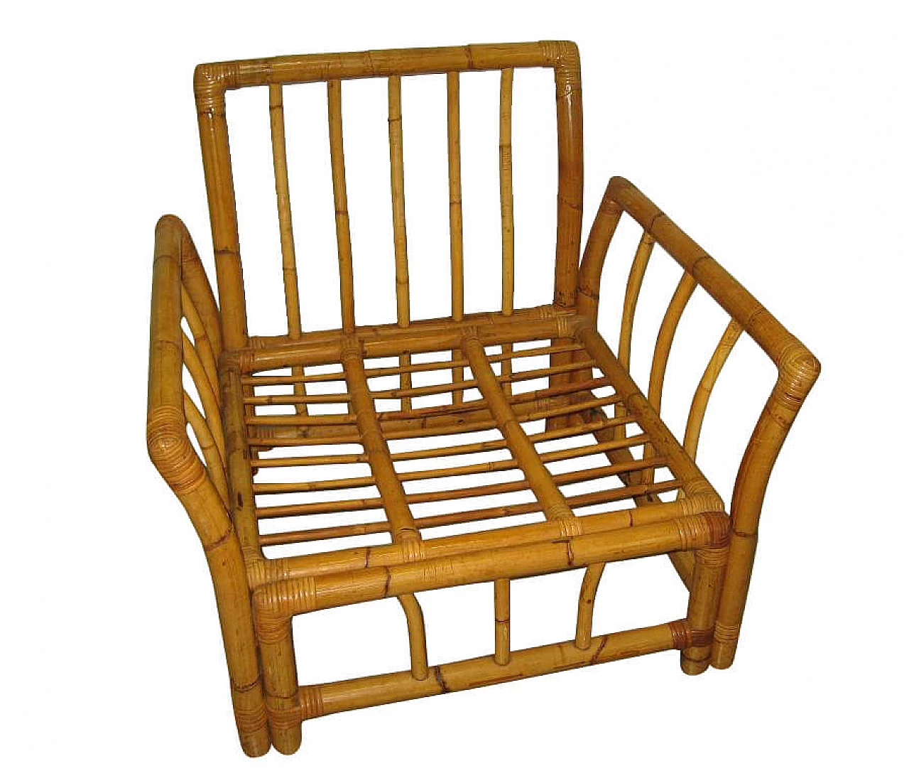 Bamboo armchair, 70s 1214288