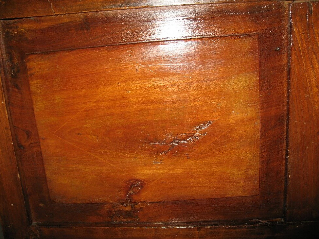 Cassapanca antica in legno, inizi del '900 1214526