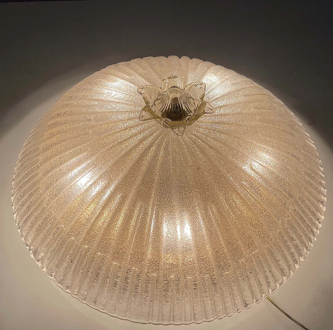 Murano glass ceiling lamp, 1970s 1214575