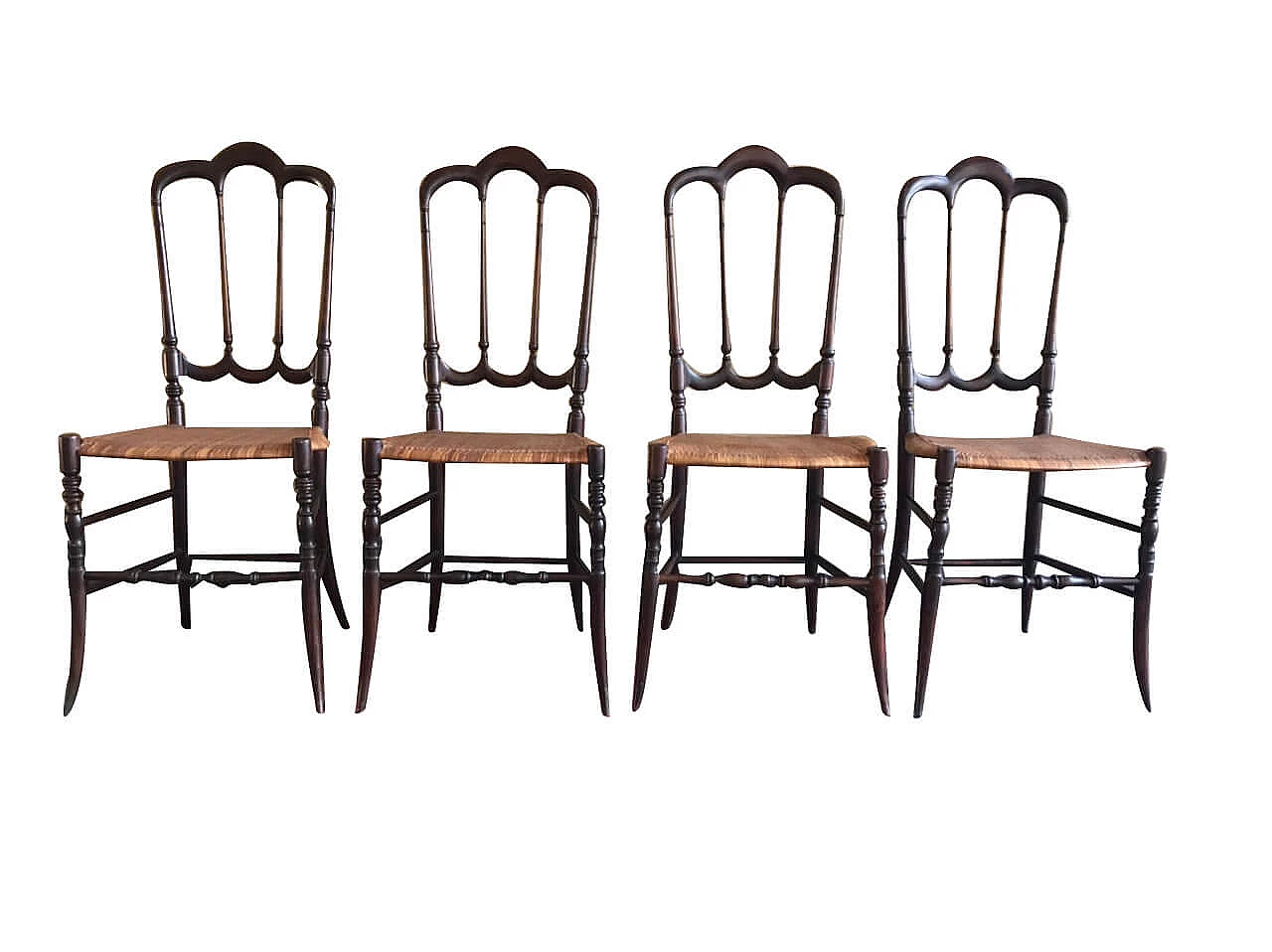 4 Sedie Chiaverine Tre Archi, anni '50 1214893