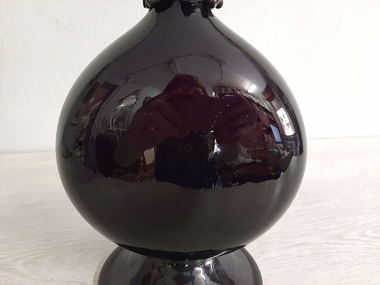 Vase in Murano glass by Vittorio Zecchin, 1940s 1214900