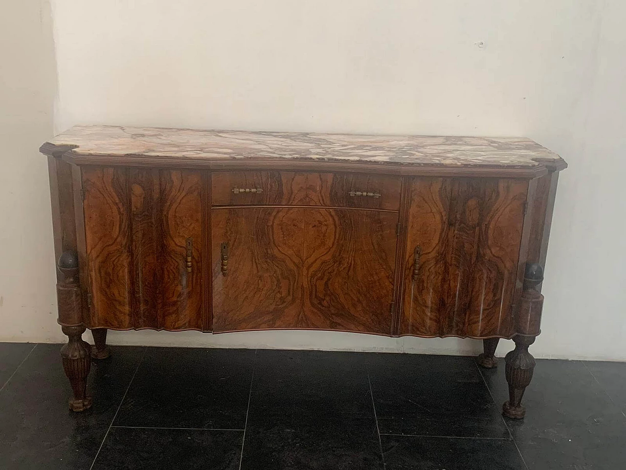 Credenza in palissandro, breccia e pietra medicea, anni '30 1215118
