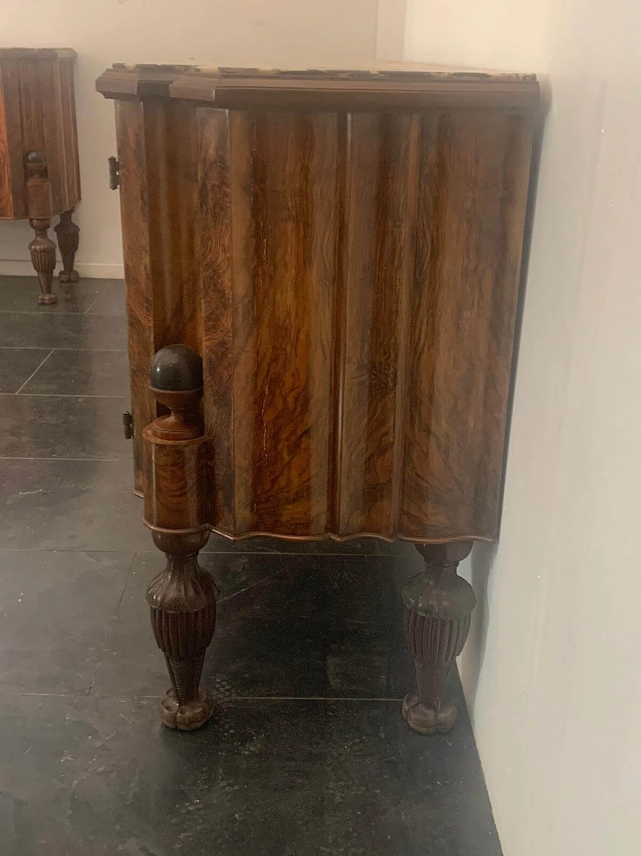 Credenza in palissandro, breccia e pietra medicea, anni '30 1215122