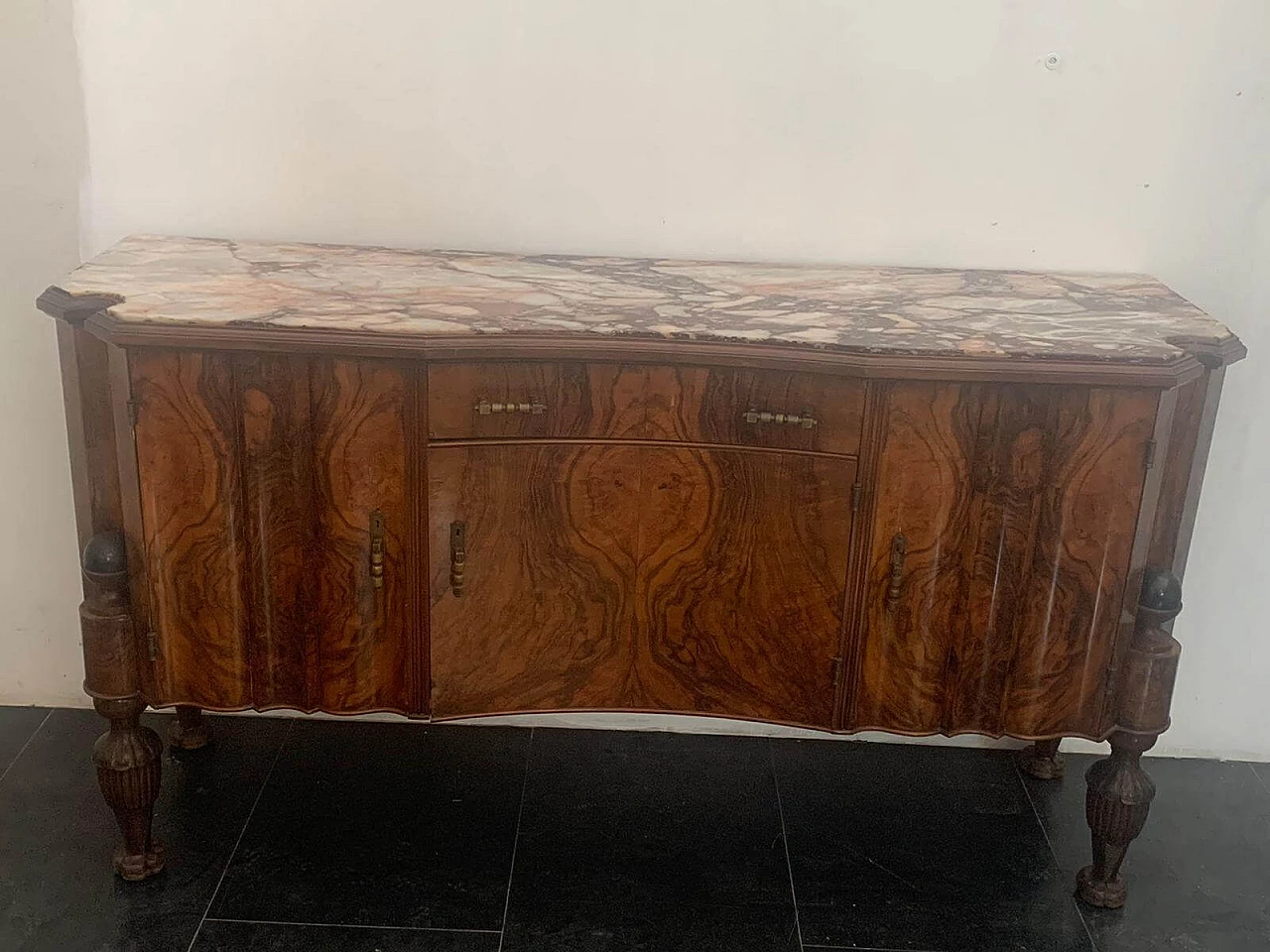 Credenza in palissandro, breccia e pietra medicea, anni '30 1215124