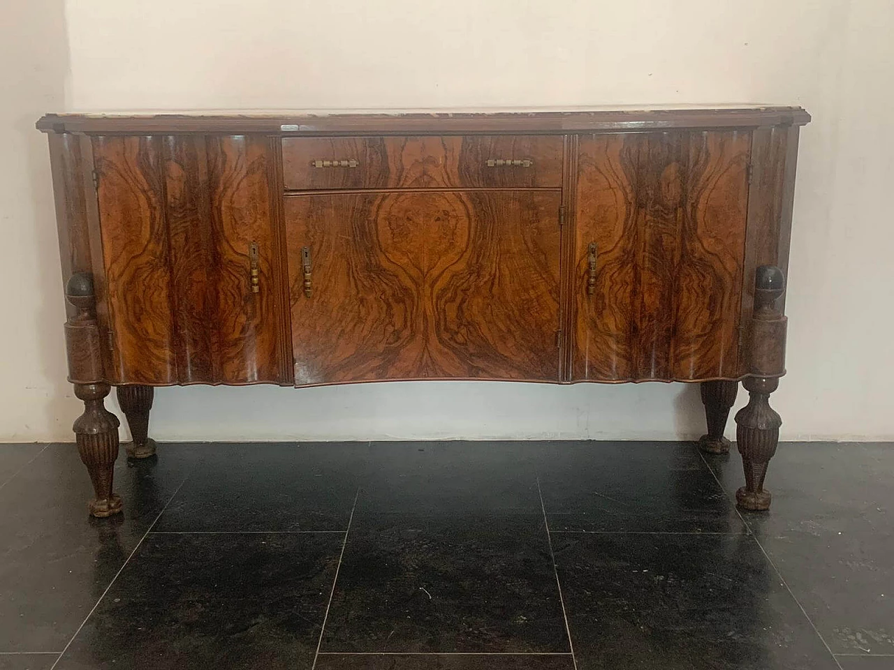 Art Deco rosewood sideboard with mirror, 1920s 1215133