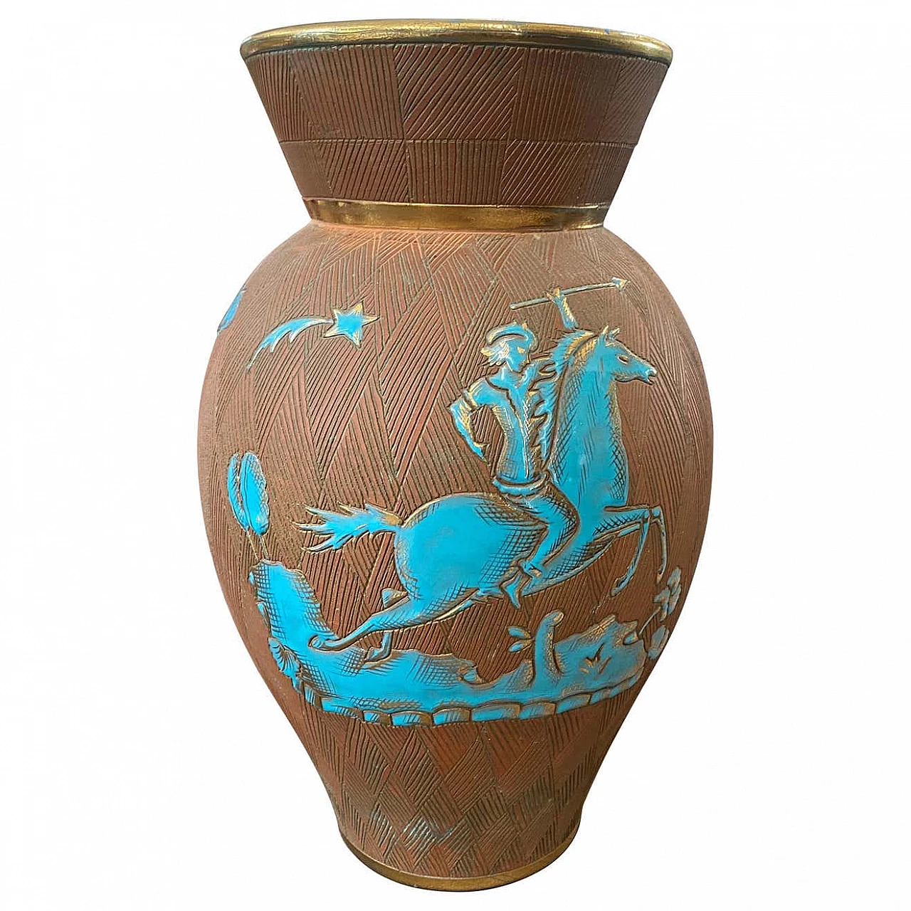 Vaso in ceramica di Fantechi, anni '50 1215443