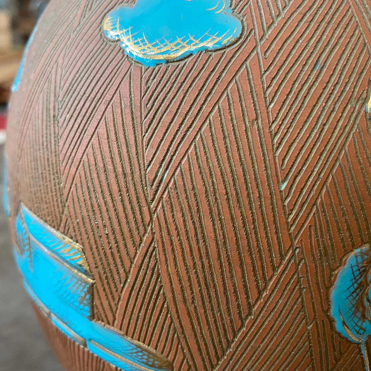 Vaso in ceramica di Fantechi, anni '50 1215444
