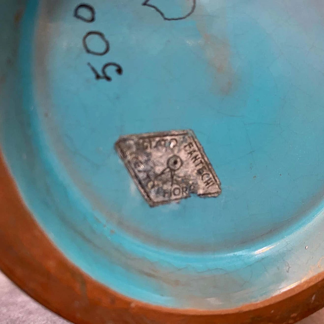 Vaso in ceramica di Fantechi, anni '50 1215446