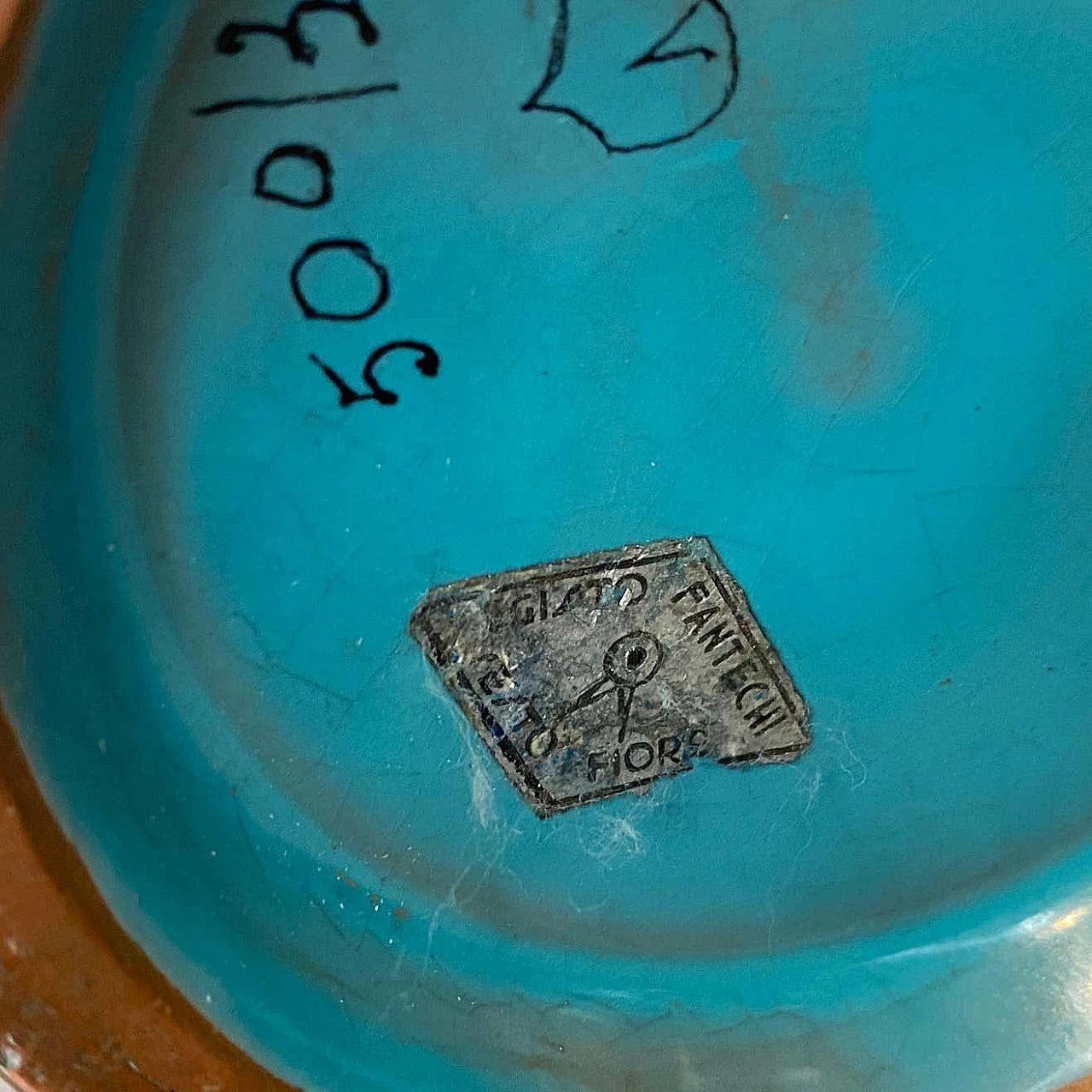 Vaso in ceramica di Fantechi, anni '50 1215450