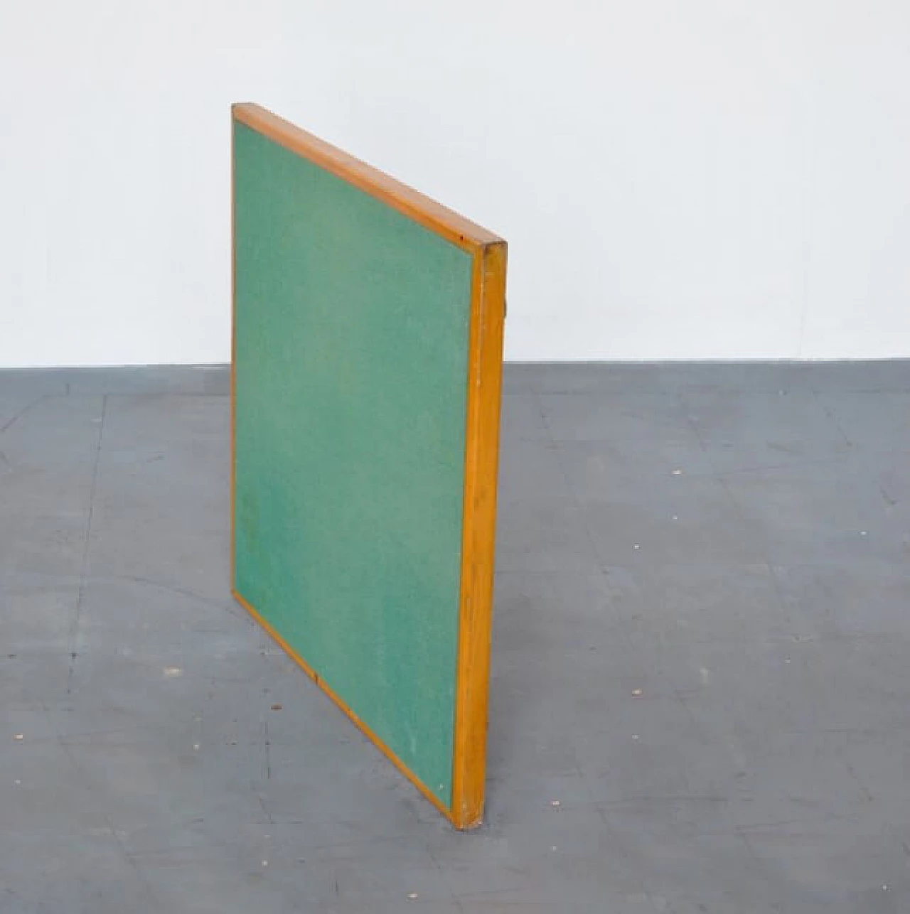 Game table in wood and fabric, 60s 1215698