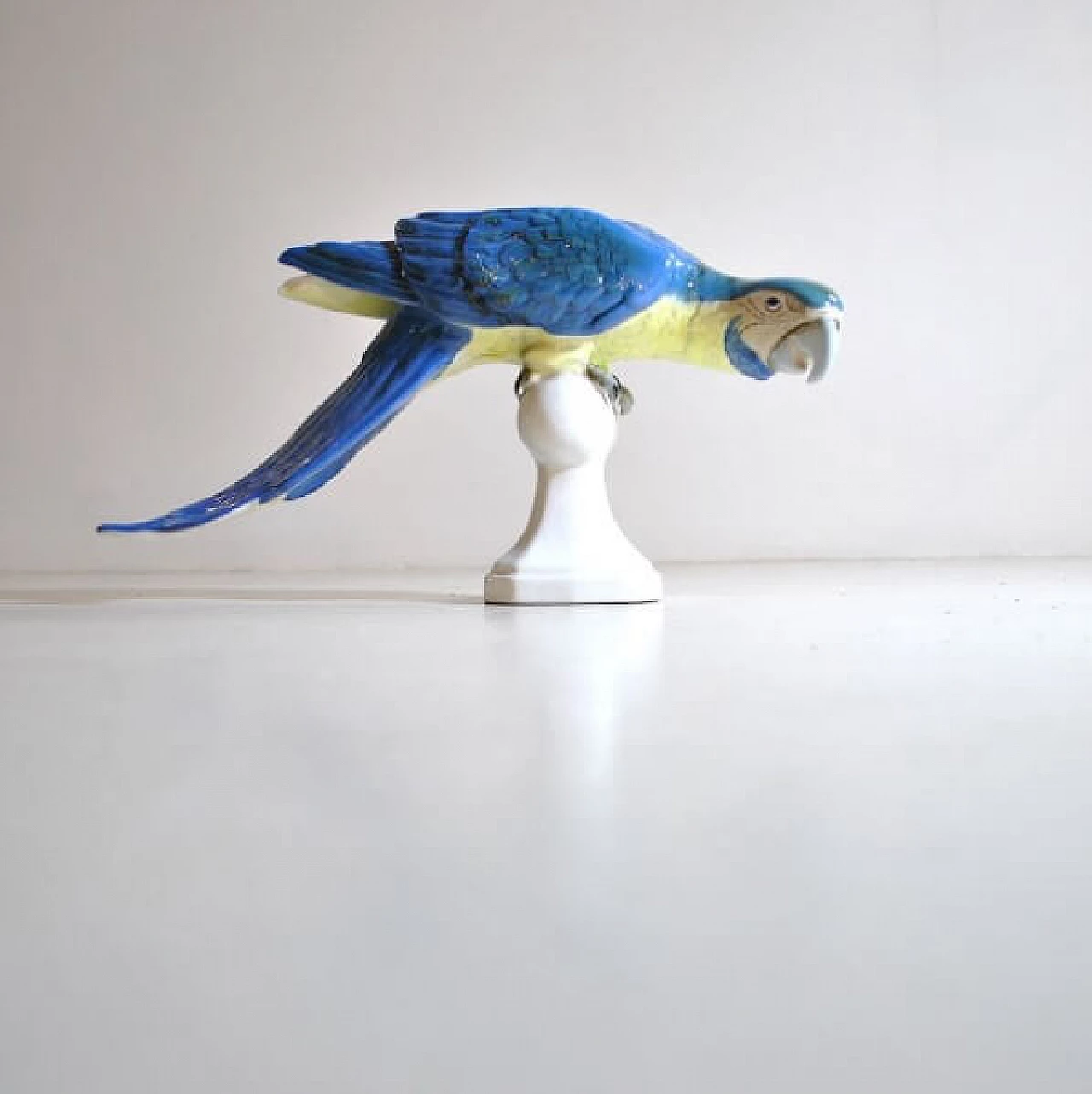 Colored ceramic parrot, 60s 1215925