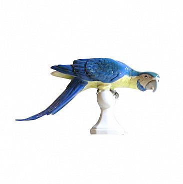 Colored ceramic parrot, 60s
