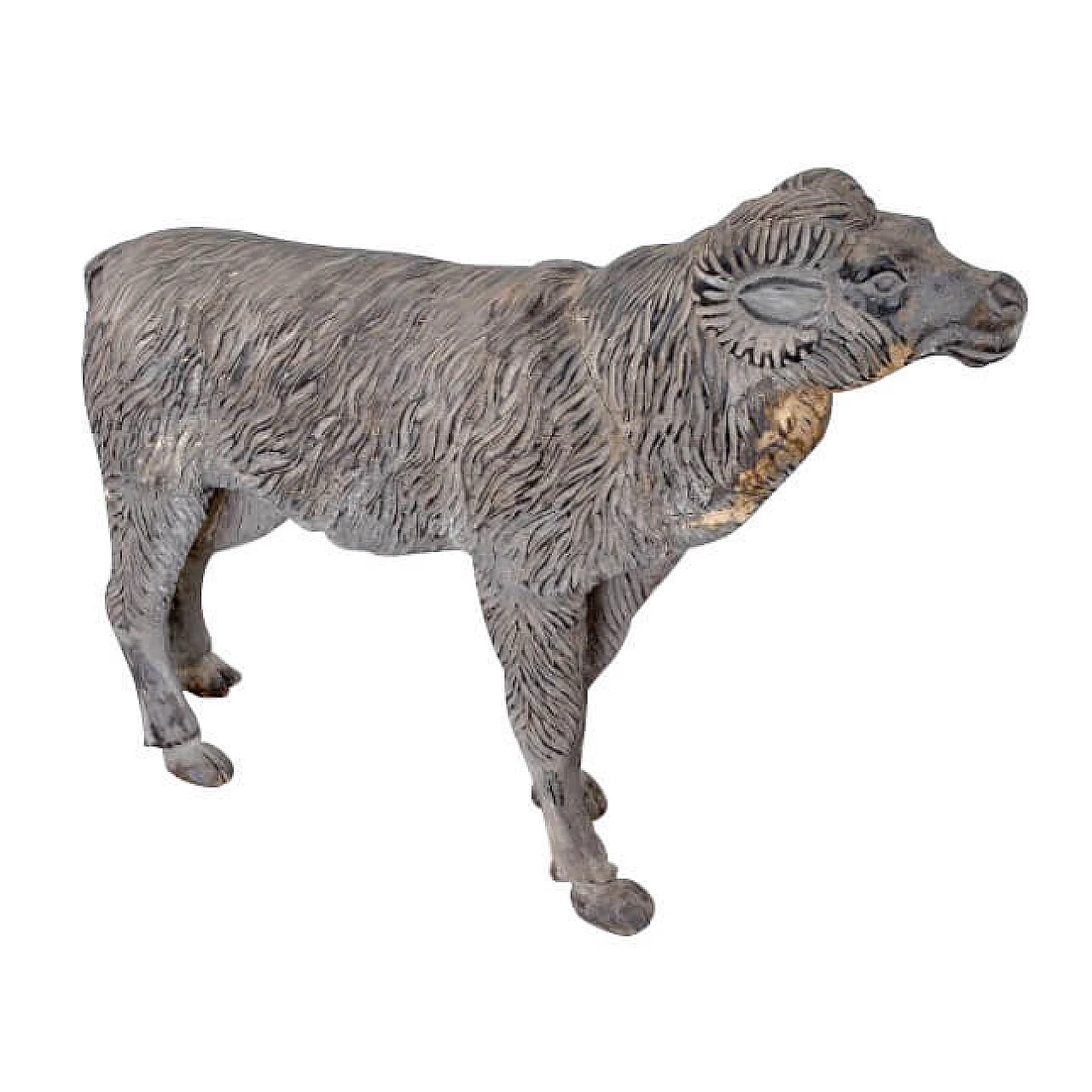 Wooden statue representing a ram, 50s 1216286