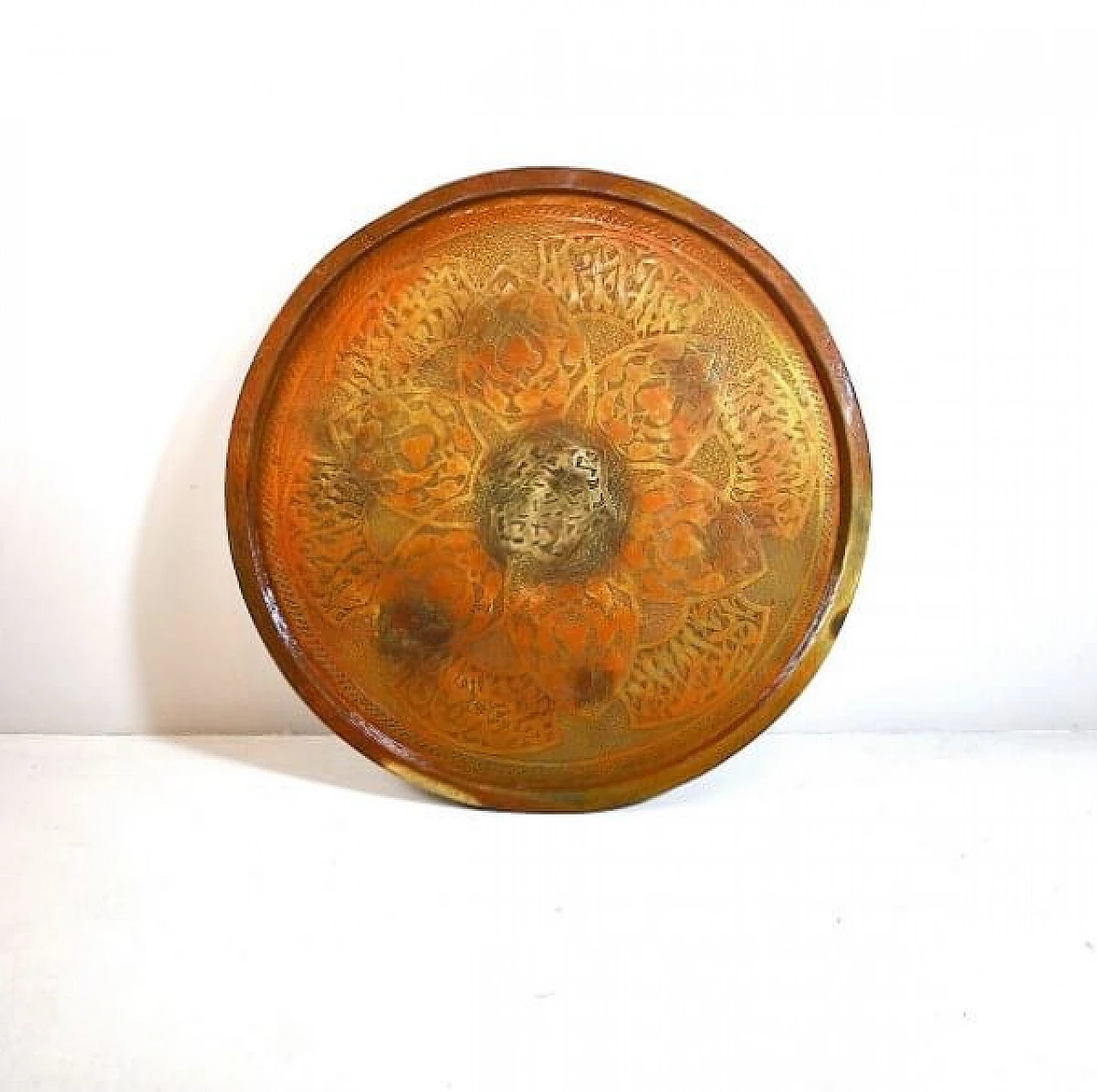 Decorative brass plate, 50s 1216424