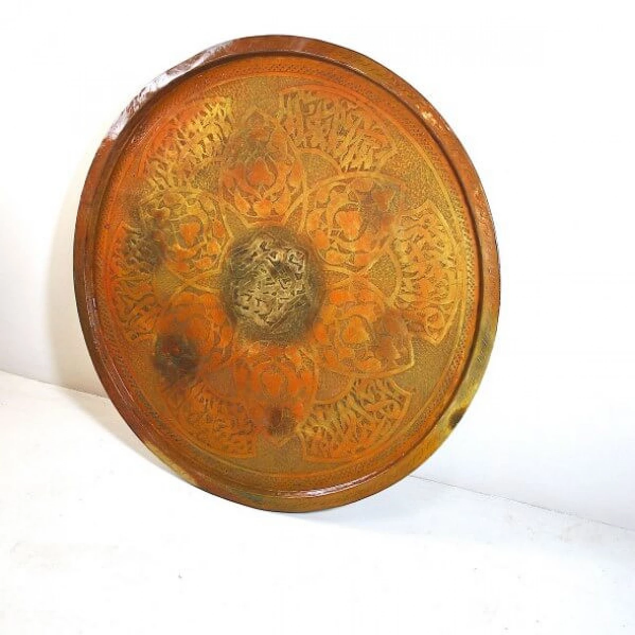 Decorative brass plate, 50s 1216425