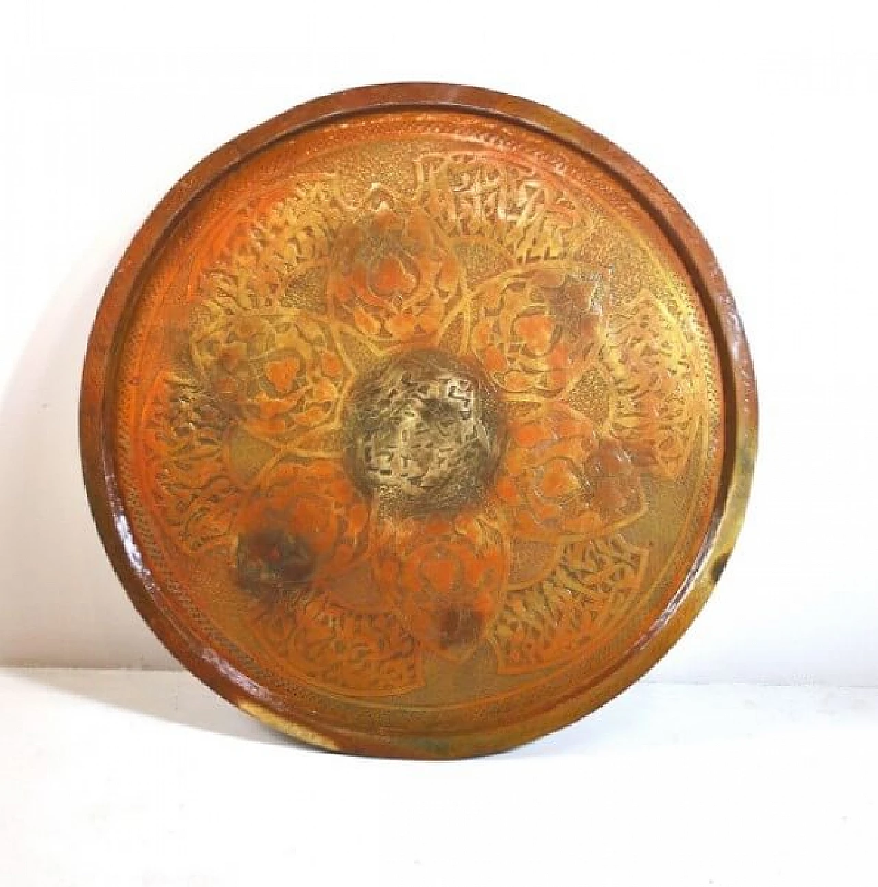 Decorative brass plate, 50s 1216428