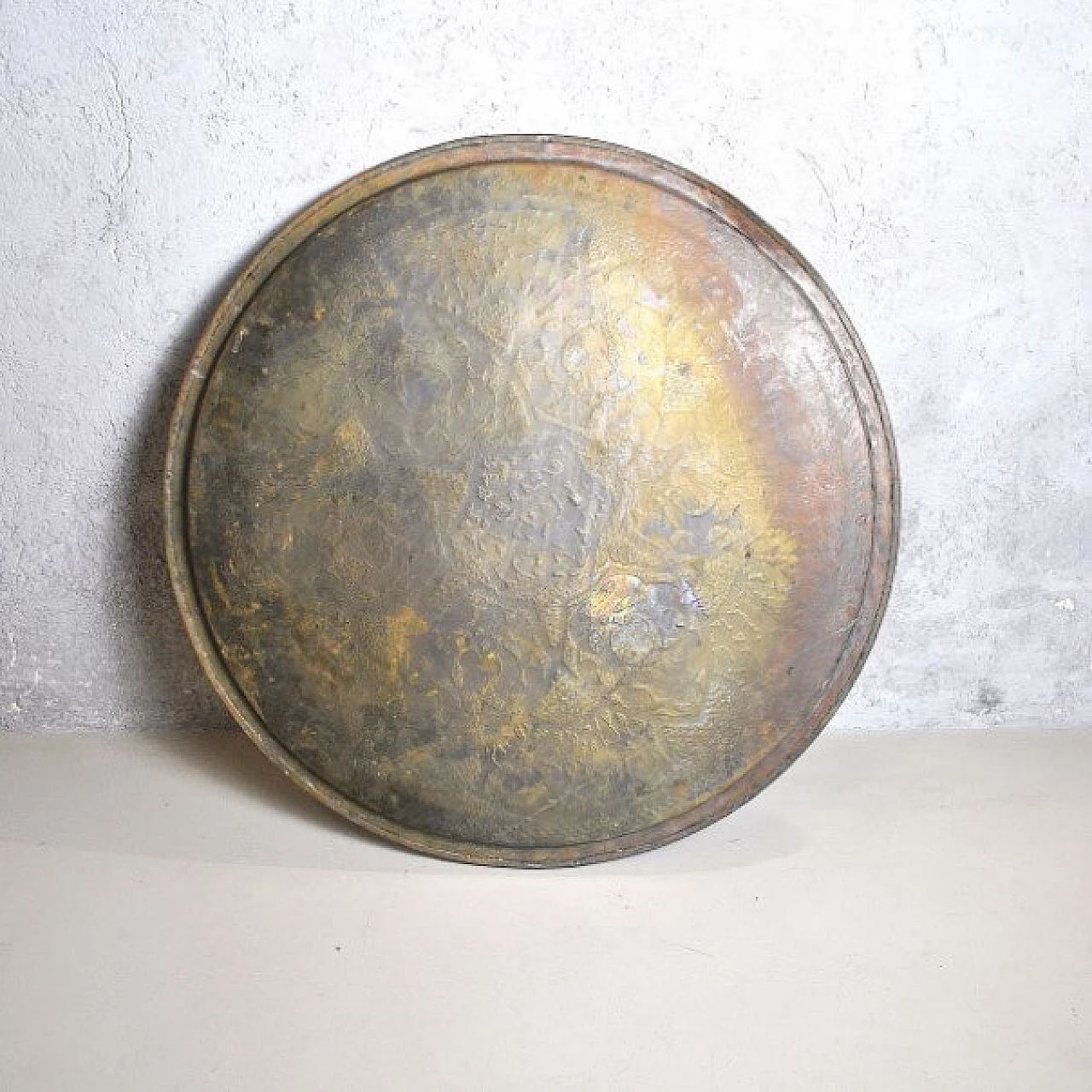 Decorative brass plate, 50s 1216430