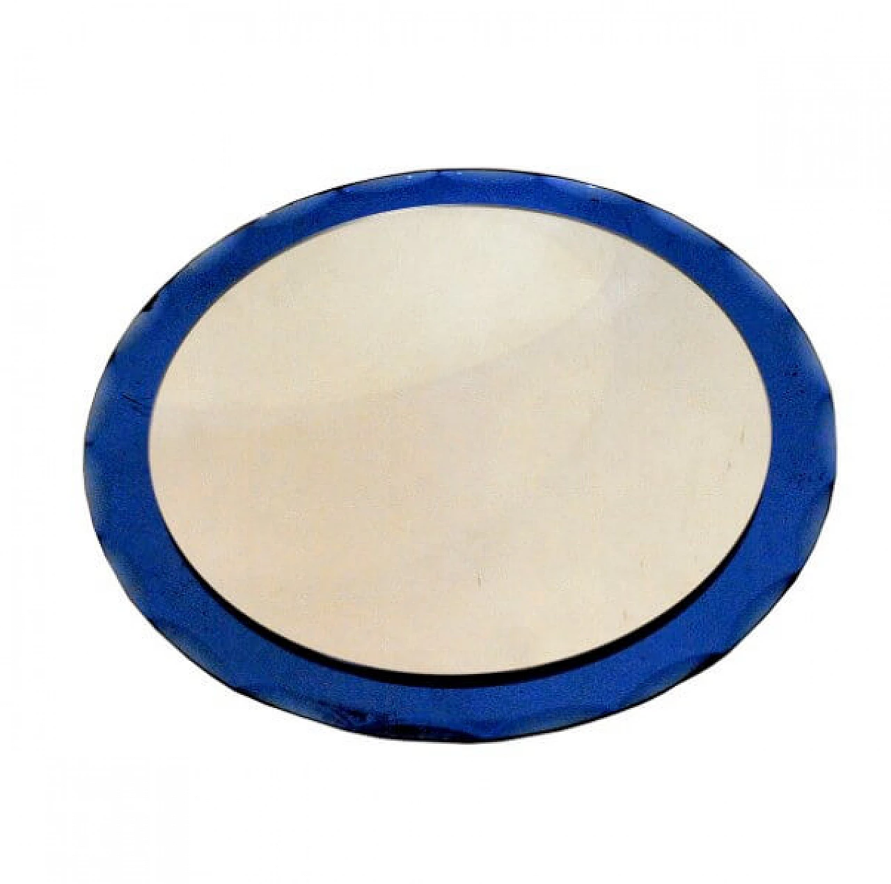 Specchio rotondo di Cristal Art, anni '50 1216683