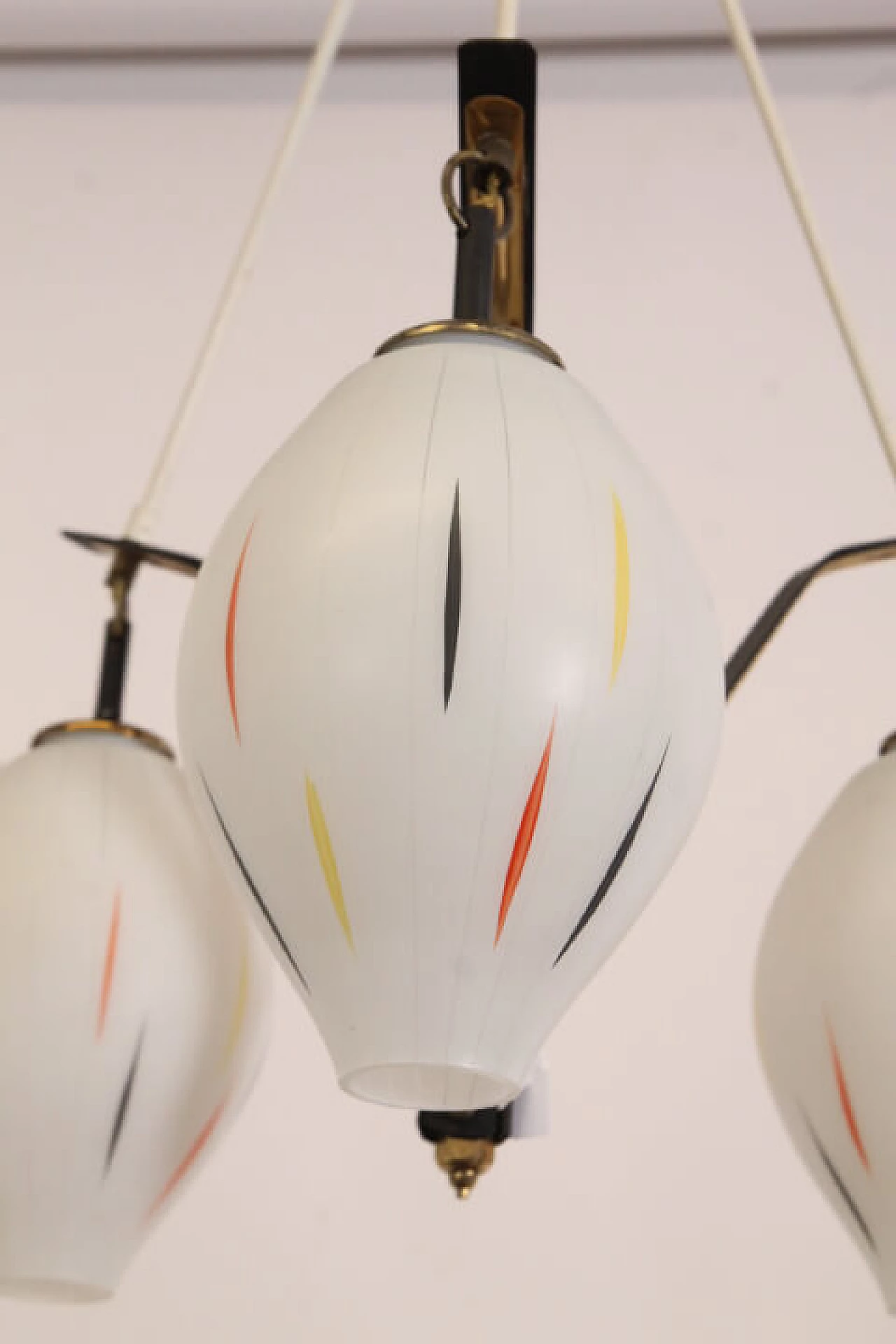 Lampadario a 3 luci, anni '50 1217013