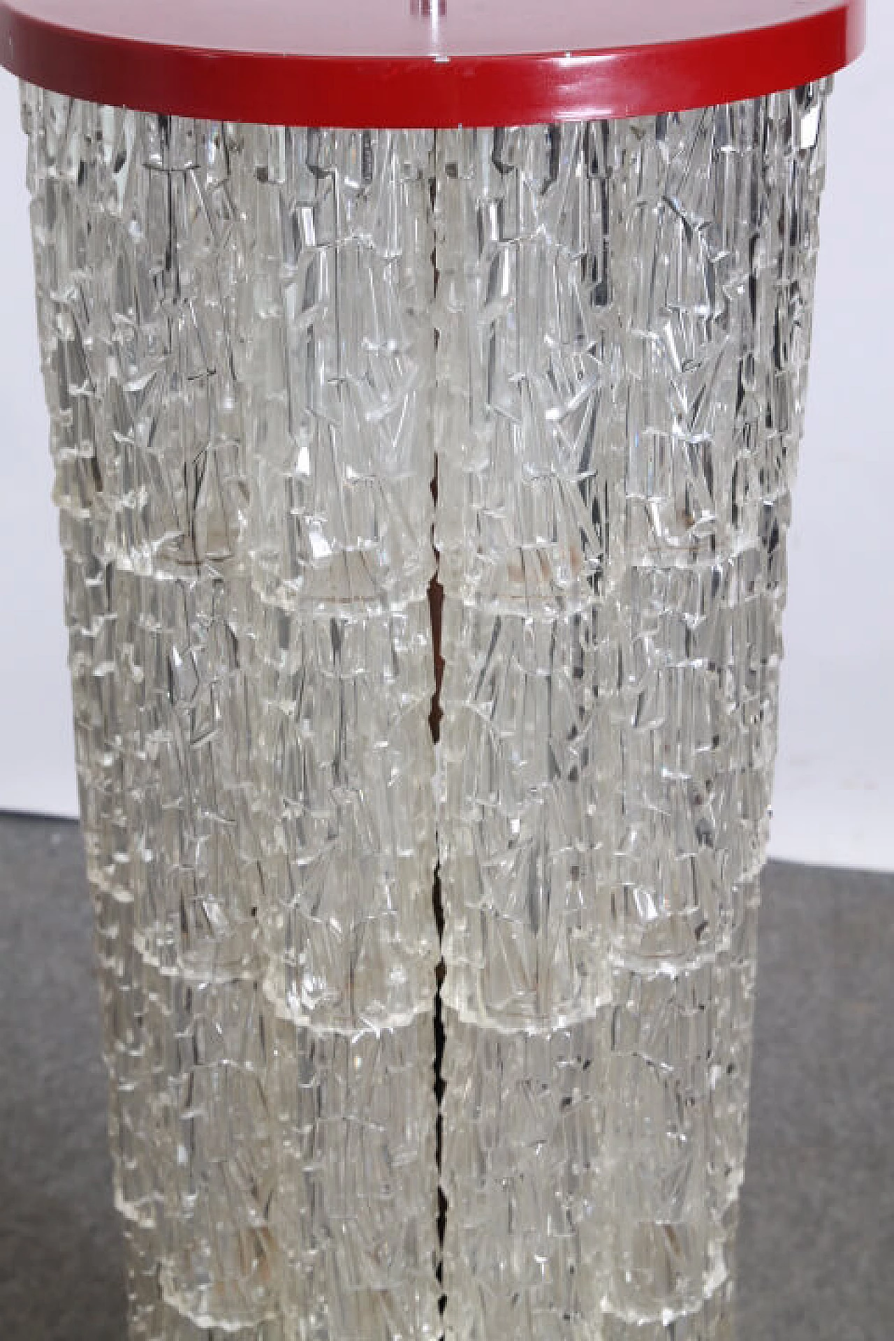 glass floor lamp, 70s 1217025