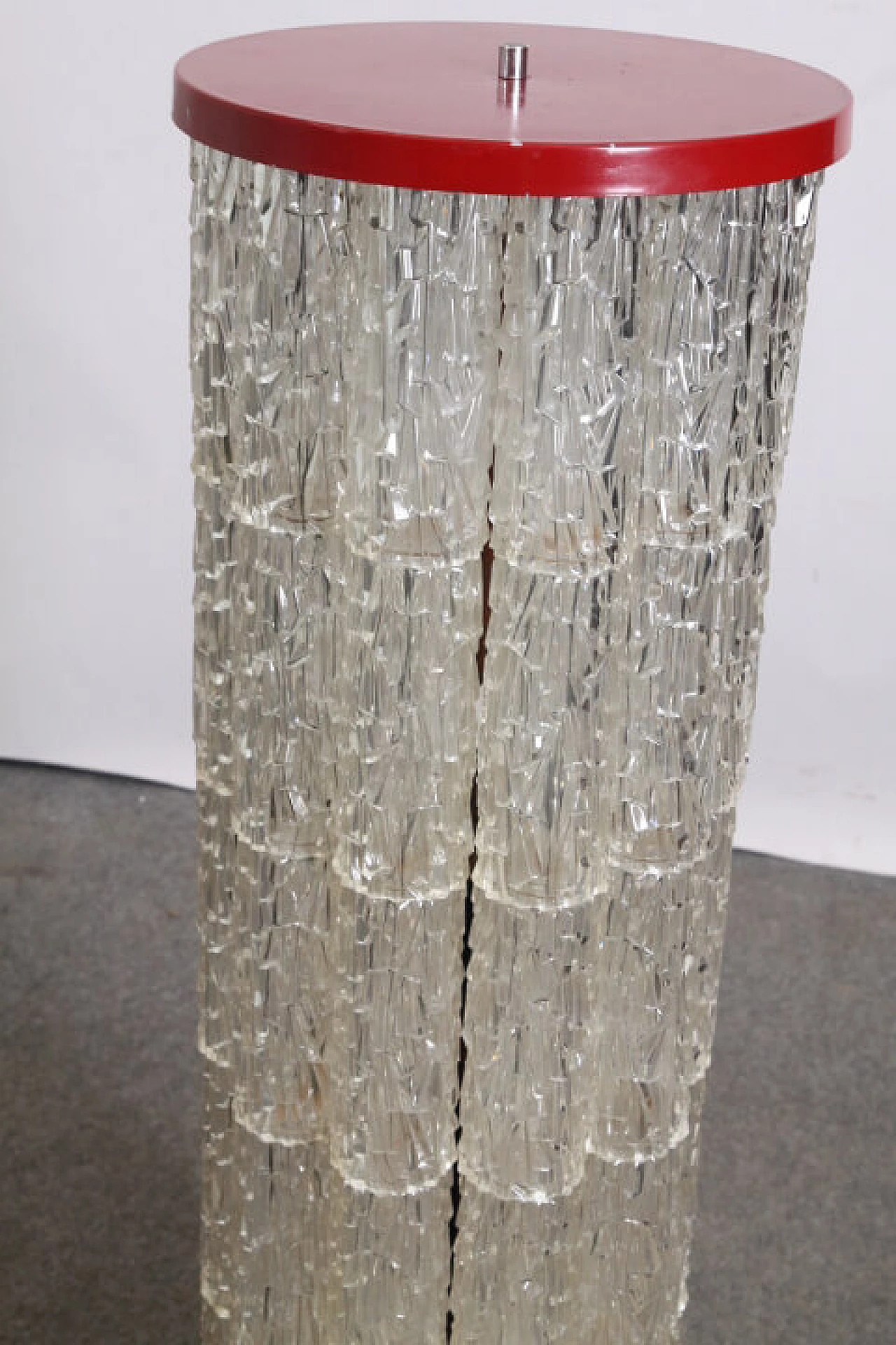 glass floor lamp, 70s 1217027