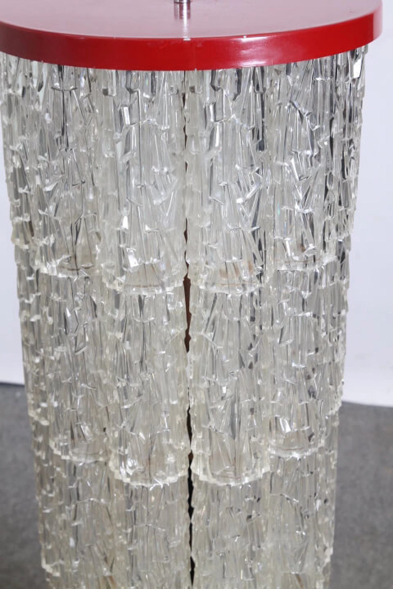 glass floor lamp, 70s 1217028