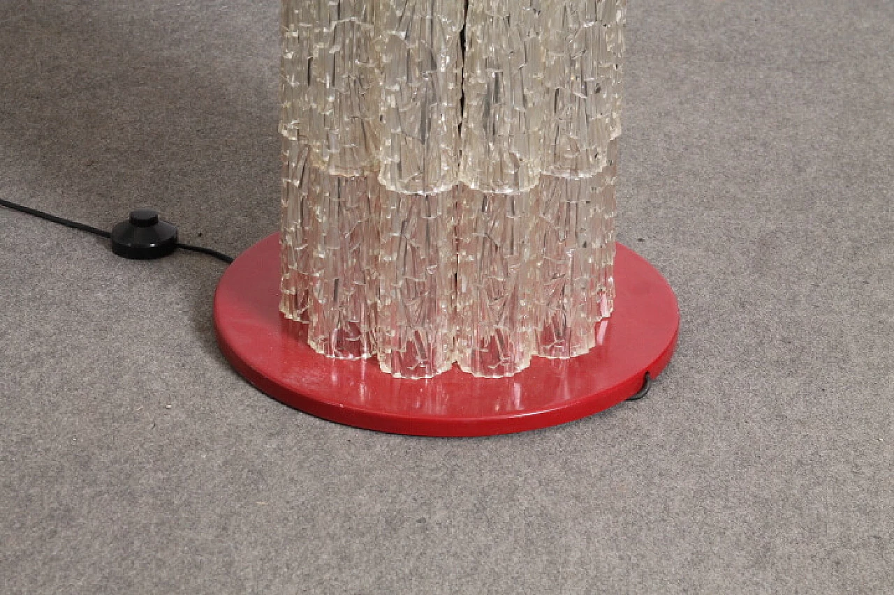 glass floor lamp, 70s 1217030