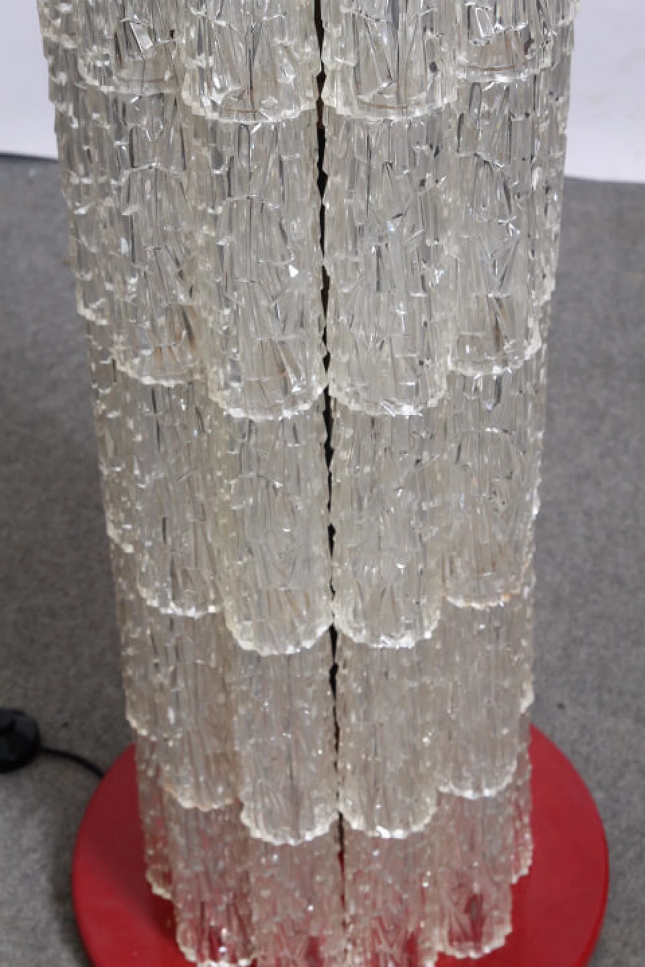 glass floor lamp, 70s 1217031