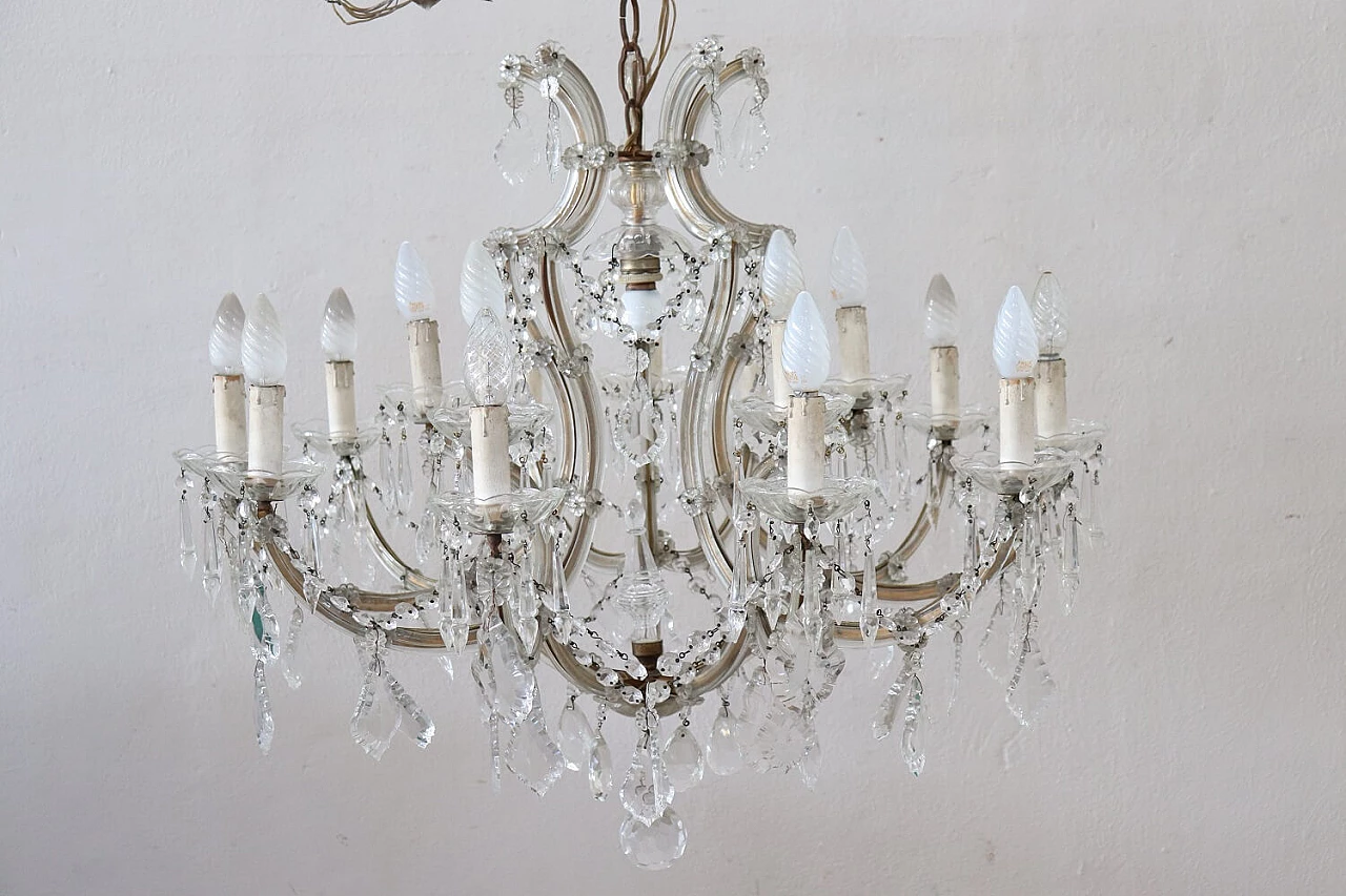 Maria Teresa crystal chandelier, '800 1217354