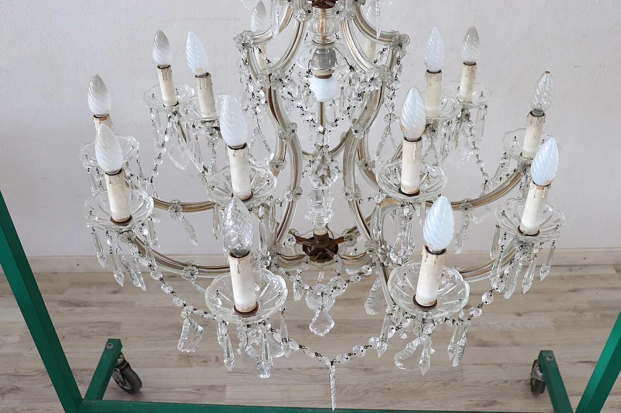 Maria Teresa crystal chandelier, '800 1217357