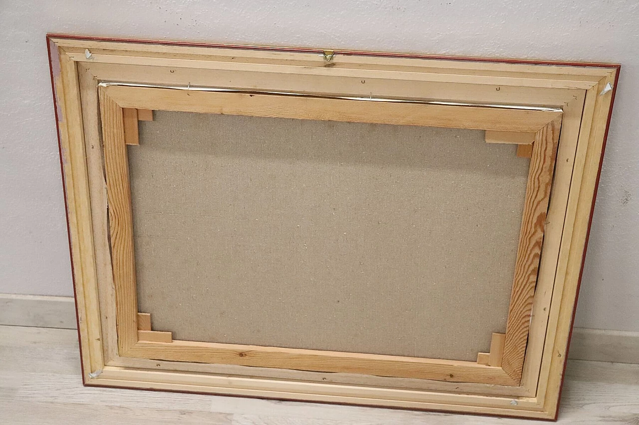 Oil painting on canvas Still life with fruit signed Sotti Santino, 80s 1217379