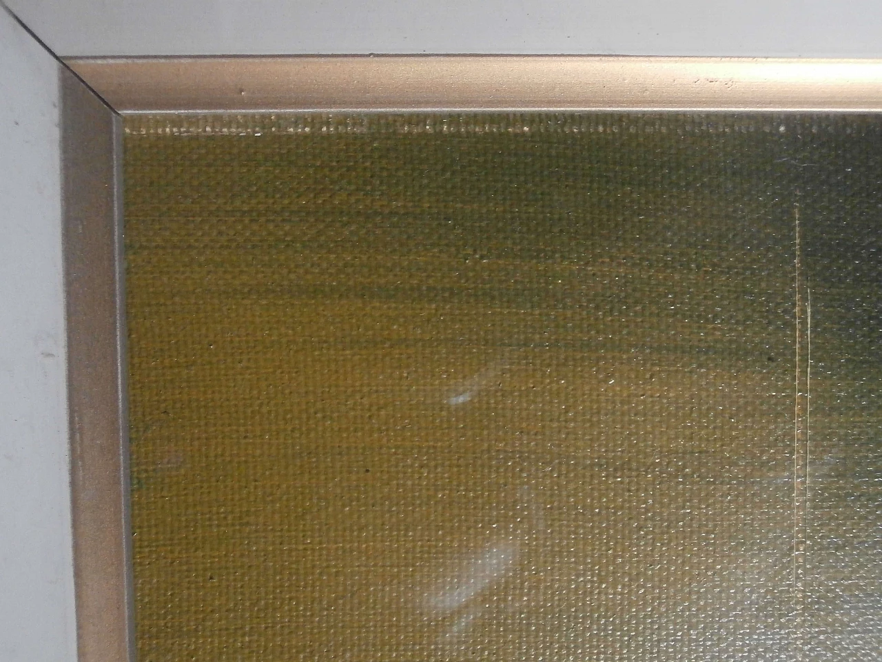 Canvas by Nunzio Fontana, Reflections in the woods, 1970s 1217717