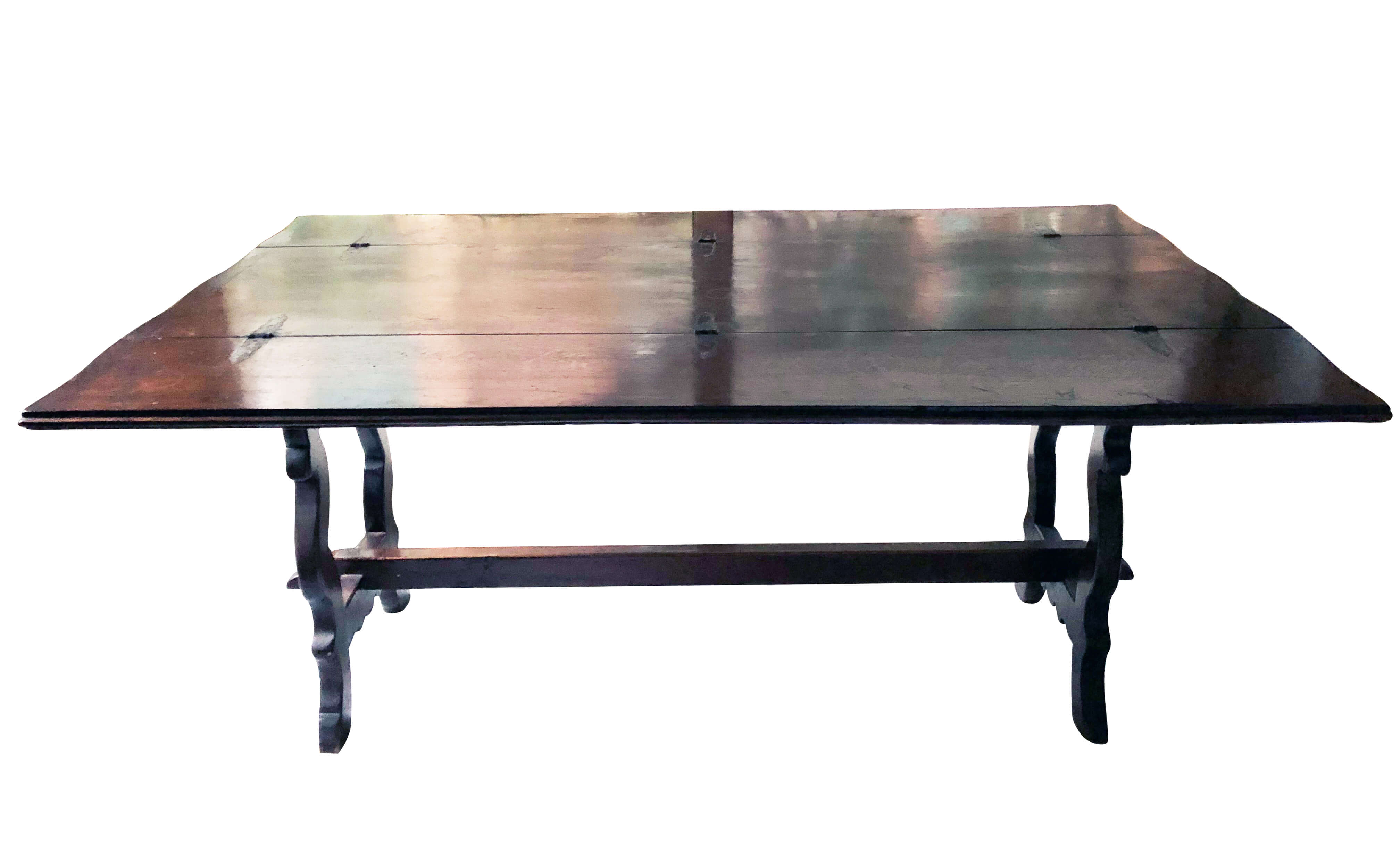 Tavolo richiudibile in stile Fratino in legno, anni '40
