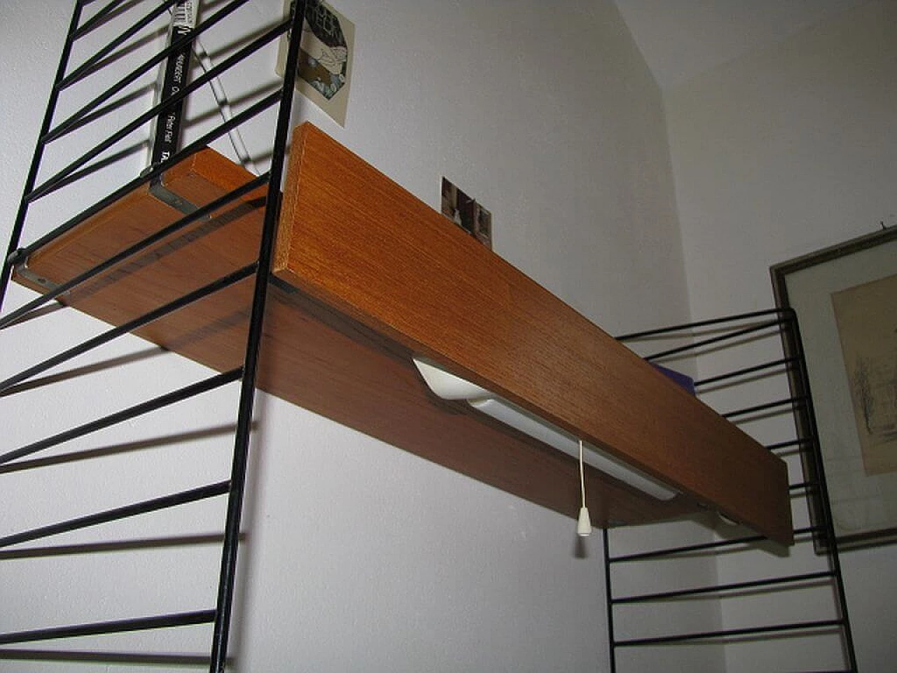 Illuminazione per scaffali String System di Kajsa & Nils Strinning, anni '60 1217868