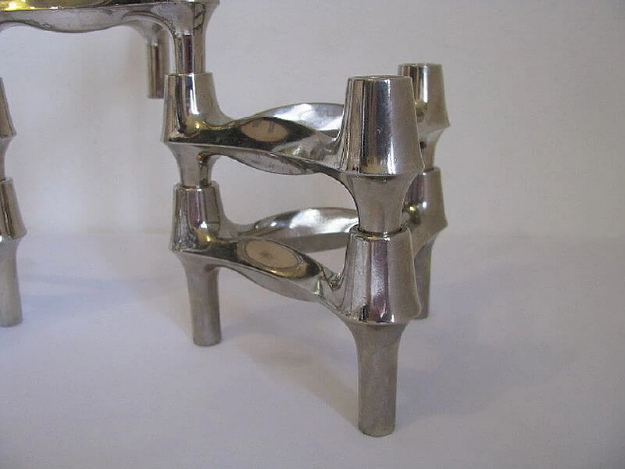 5 Portacandele modulari di Fritz Nagel e Ceasar Stoffi per BMF, anni '70 1217911