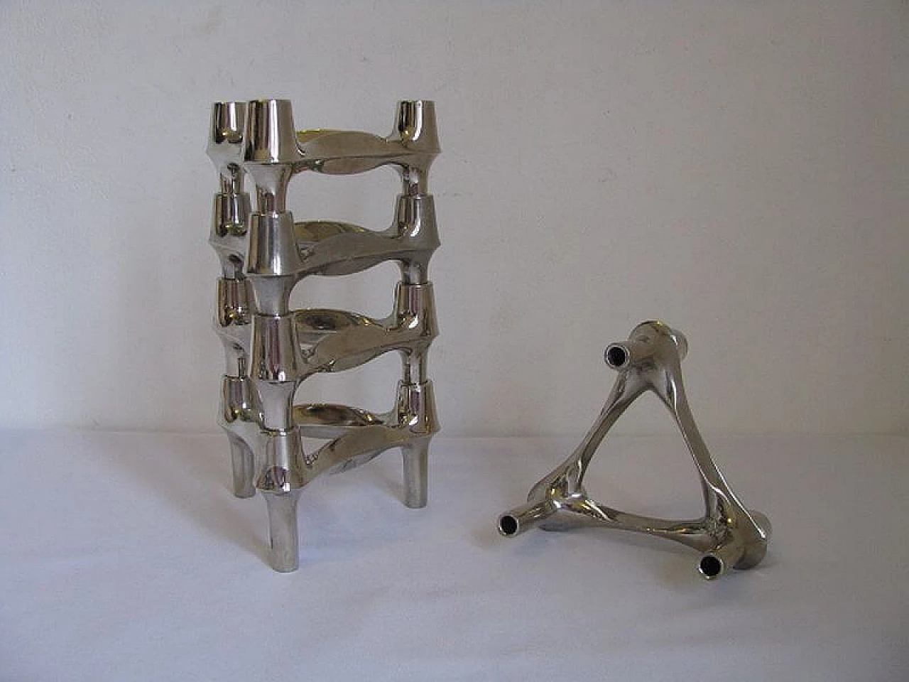 5 Portacandele modulari di Fritz Nagel e Ceasar Stoffi per BMF, anni '70 1217914